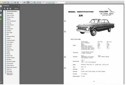 Product picture FORD FALCON 1960-1966 XK XL XM XP PARTS BOOK HARDTOP COUPE 